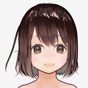 【.VRM&.PMX・オリジナル】第1弾mixfoolVヘアヌード素体6体セット　単体販売もしています