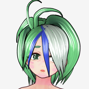 【.VRM&.PMX・オリジナル】第3弾mixfoolVヘアヌード素体6体セット　単体販売もしています