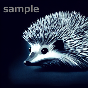 ベタなハリネズミ（画像）