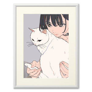 額装済み複製原画 A4サイズ - 茶狗宅 - BOOTH