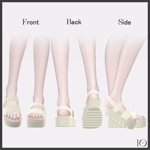 【森羅・Lowtus対応】Platform sandals 缩略图 2