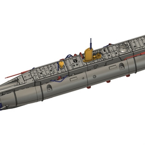 重巡洋艦高雄 1/400ペーパークラフト展開図 - papercraft