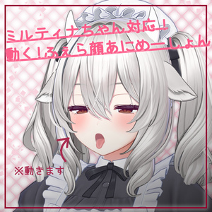 【R18】ミルティナちゃん対応❣動く❣ふぇら顔＆照れ顔アニメーション【VRChat】
