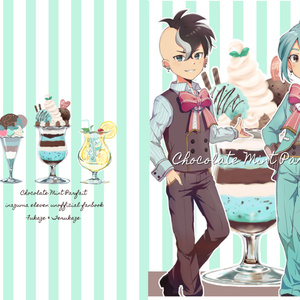 chocolate mint parfait