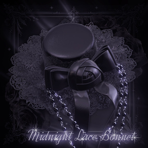[ALL]Midnight Lace Bonnet 缩略图 5