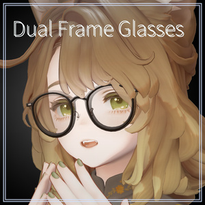 Dual Frame Glasses【調整用シェイプキー付き】