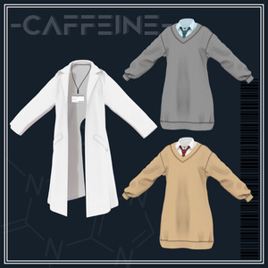 【マリシア対応】-CAFFEINE-【白衣+ニット】 缩略图 5