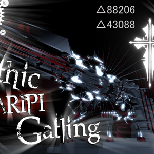 【3Dモデル】Gothic PARIPI Gatling