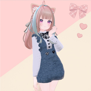 りぼんとハートのバレンタインワンピース【10色展開】 缩略图 5