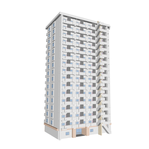 ３Dモデル　シティマンション01