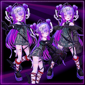 【オリジナル3Dモデル】雷琳_Raelynn【VRChat向けアバター】 缩略图 20