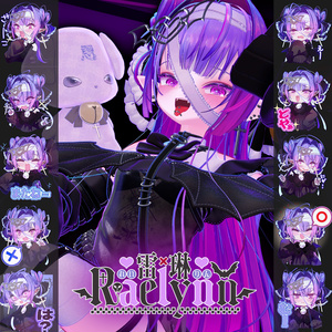 【オリジナル3Dモデル】雷琳_Raelynn【VRChat向けアバター】