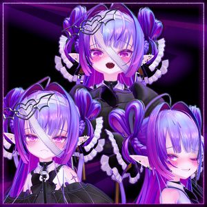 【オリジナル3Dモデル】雷琳_Raelynn【VRChat向けアバター】 缩略图 19