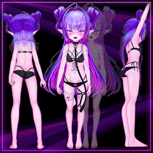 【オリジナル3Dモデル】雷琳_Raelynn【VRChat向けアバター】 缩略图 5