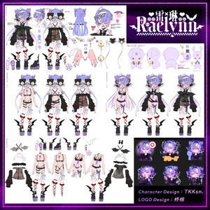 【オリジナル3Dモデル】雷琳_Raelynn【VRChat向けアバター】 缩略图 15