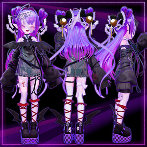 【オリジナル3Dモデル】雷琳_Raelynn【VRChat向けアバター】 缩略图 2