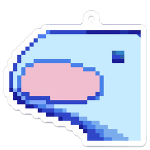 せまりくるジンベエのアクキー