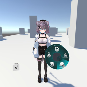(SDK FIX) Marielまりえる用のFX/表情/服の設定/外観の変化/DPSインストール設定/足コントローラー同梱メニュー   (ver 1.2更新)