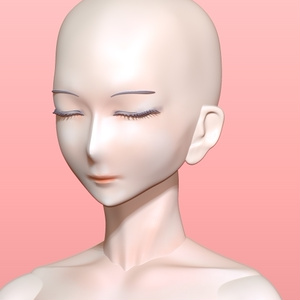 zbrush　没ヘッド二つセット
