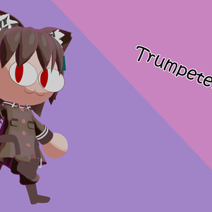 【Blender】ネコアルク風トランペッター / Neco Arc Trumpeter