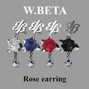 [For VRC] Rose Earring