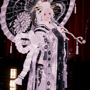 【3Dヘアモデル＋髪飾り】KAGUYA -輝夜- 9アバター対応 缩略图 12