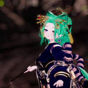 【3Dヘアモデル＋髪飾り】KAGUYA -輝夜- 9アバター対応 缩略图 6