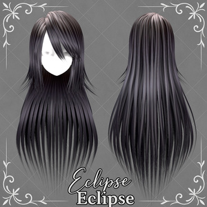 【VRC想定ヘアモデル】9アバター対応 -Eclipse- 缩略图 2
