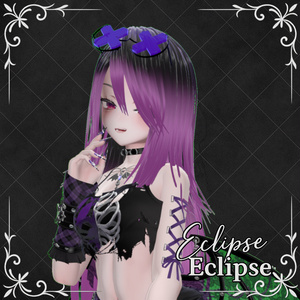 【VRC想定ヘアモデル】9アバター対応 -Eclipse- 缩略图 18