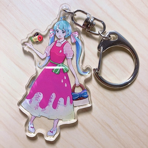 雪ミク2025～Crystal～】アクリルキーホルダー - ゆにぃ - BOOTH