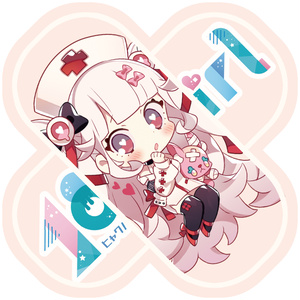 180°Girl ステッカー