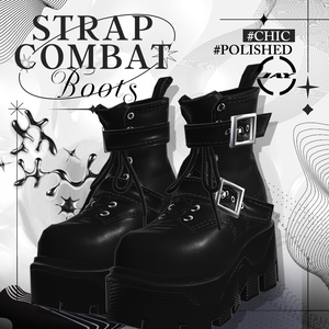  Strap Combat Boots 「MANUKA」「KARIN」「LiME」「MOE」「KIKYO」「MAYA」「SELESTIA」