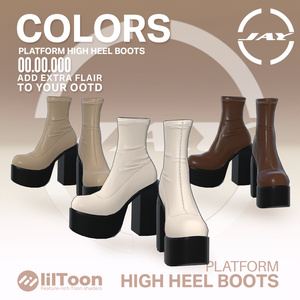 Platform High Heel Boots 「MANUKA」「KARIN」「LiME」「MOE」「KIKYO」「MAYA」「SELESTIA」 缩略图 4