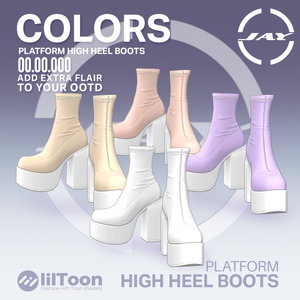 Platform High Heel Boots 「MANUKA」「KARIN」「LiME」「MOE」「KIKYO」「MAYA」「SELESTIA」 缩略图 5