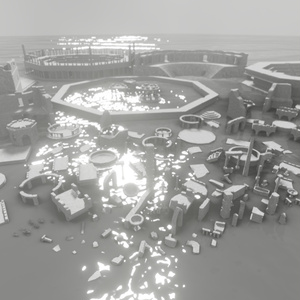 3Dモデル「廃れた世界の資材セット3」