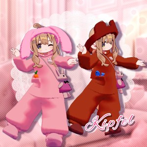【3Ⅾ衣装】『rabear chill time』10アバター対応 缩略图 5