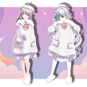 【3D衣装】無料free　羊みたいなもこもこパジャマ 缩略图 3