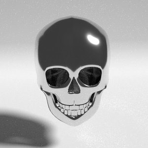[3Dモデル]骸骨の頭 blender Scull