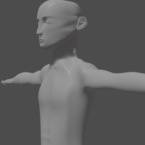 男性モデル human male modeling