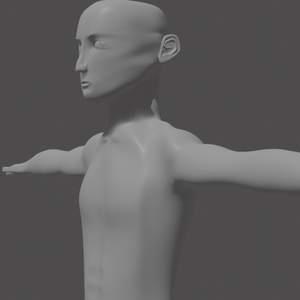 男性モデル human male modeling