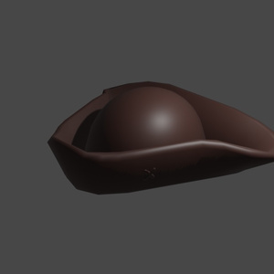 海賊帽子 3Dモデル PirateHat 3Dmodel