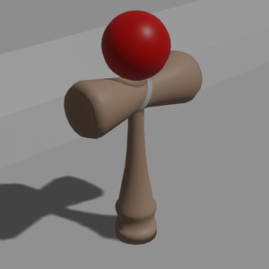 けんだま kendama 3Dモデル 3DModel Blender
