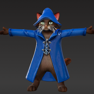 魔法使いの猫　VRC　VRchat　3Dアバター