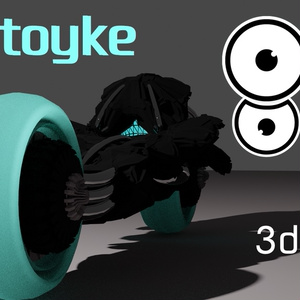 【無料】3Dモデル 近未来バイク"gentoyke"