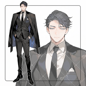 立ち絵素材06 男性 スーツ
