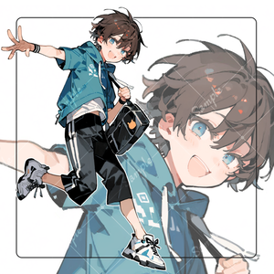 立ち絵素材10 男の子 私服