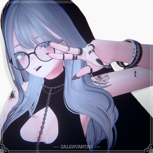 【15アバター対応】BlackandGoldRing+Bracelet 缩略图 9