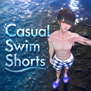 【シンプル】CasualSwimShorts【男性水着】