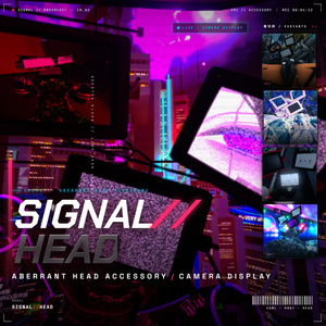 〖発売セール中〗SIGNAL//HEAD〖テレビ頭・異形頭アクセサリー〗