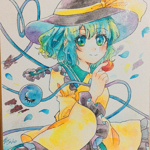 東方ミニキャラスマホリング】博麗霊夢＆霧雨魔理沙【二次創作